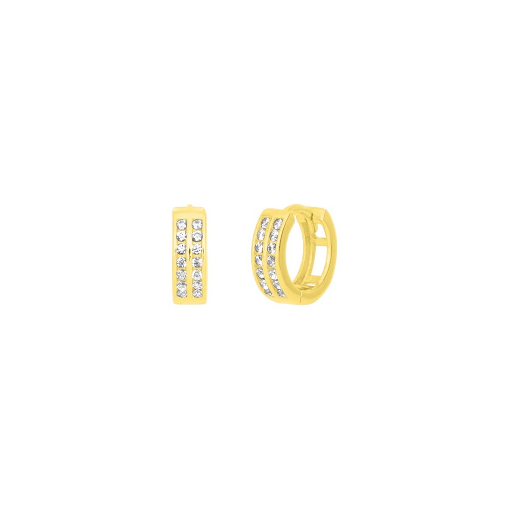FYB 18k Gold Hoop Earrings NWT
